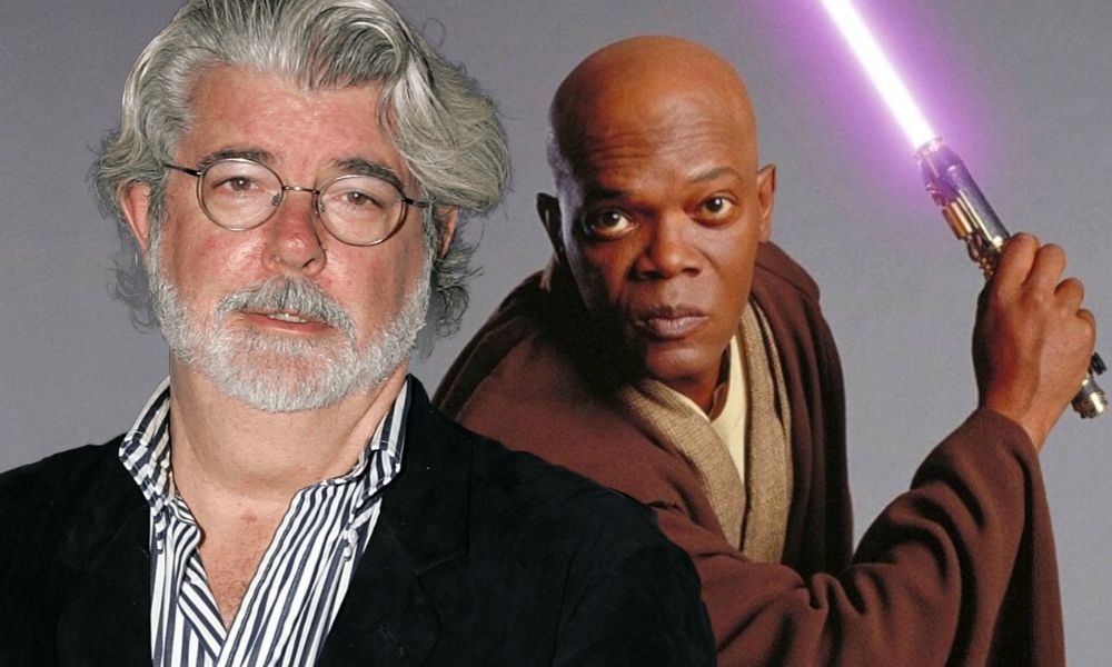 Video de Samuel L Jackson pidiendo un lightsaber morado