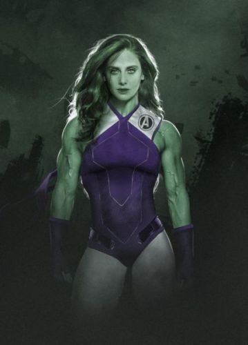 Fan art de Alison Brie como She-Hulk