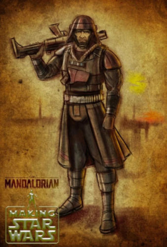 arte conceptual del traje de Michael Biehn