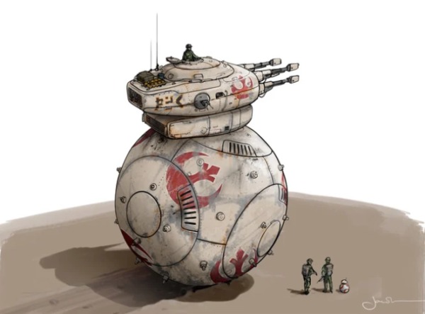 BB8 iba a convertirse en un tanque