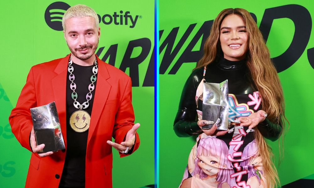 Karol G y J Balvin entre los grandes ganadores de los Spotify ...