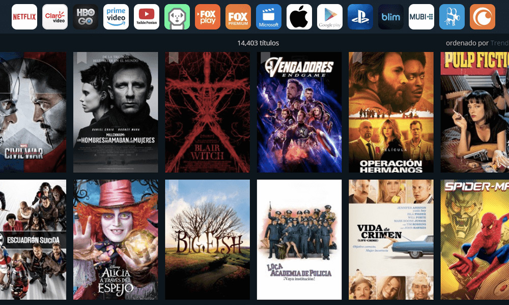 Plataformas de streaming en época de coronavirus