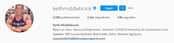 Keith Middlebrook arrestado por vender cura falsa del coronavirus