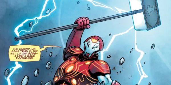 Iron Man levantó el martillo de Thor