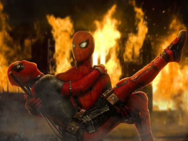Fan Art de Spider-Man con Deadpool