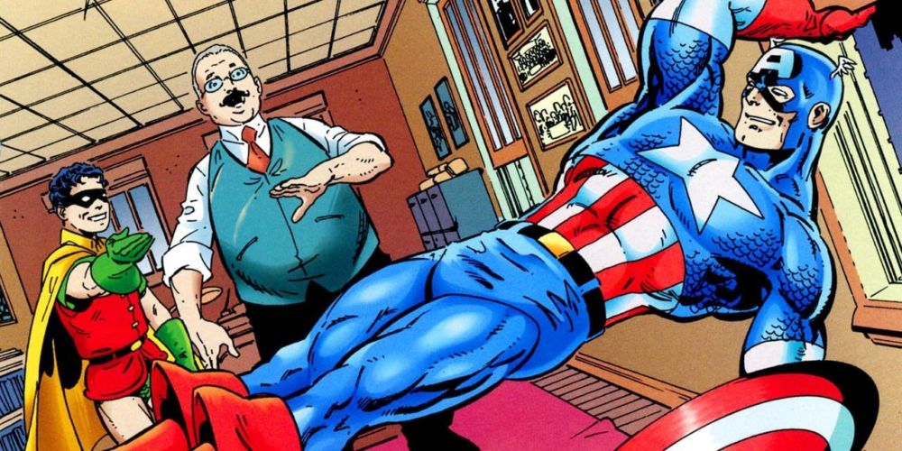 Batman y Captain America intercambiaron de ayudantes