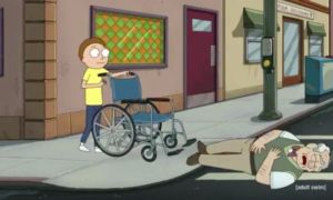 referencia a ‘The Simpsons’ en ‘Rick and Morty’