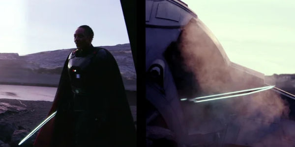 apariencia del Darksaber en 'The Mandalorian'