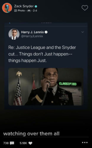 Rol de Martian Manhunter en Zack Snyder's Justice League