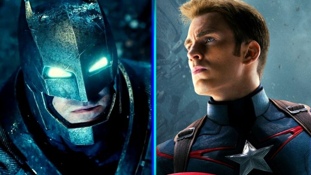 Nuevo crossover? Captain America de Evans y Batman de Affleck se enfrentan  en un épico combate