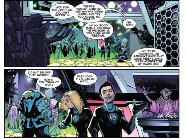 Baby Yoda existe en Marvel