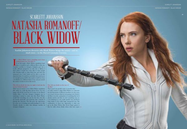 Fecha de lanzamiento de libro oficial de Black Widow