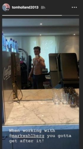 Tom Holland muestra los resultados de su entrenamiento para ‘Uncharted’