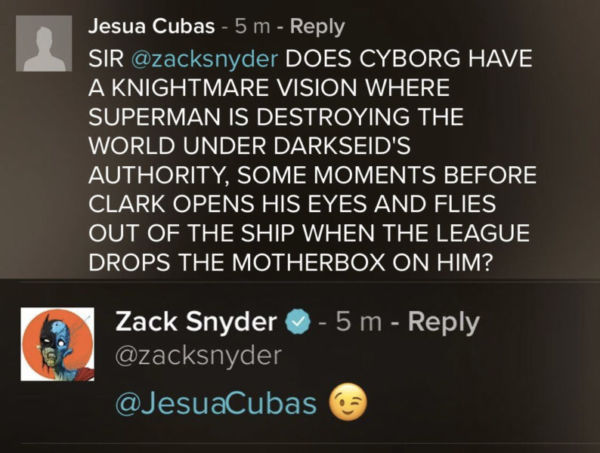 Cyborg tendrá visiones en Zack Snyder’s Justice League