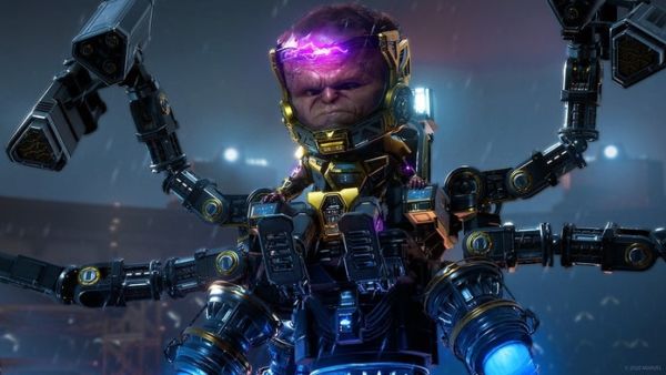 MODOK y Monica Rappaccini en 'Marvel's Avengers'