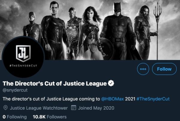 título final de Zack Snyder's Justice League