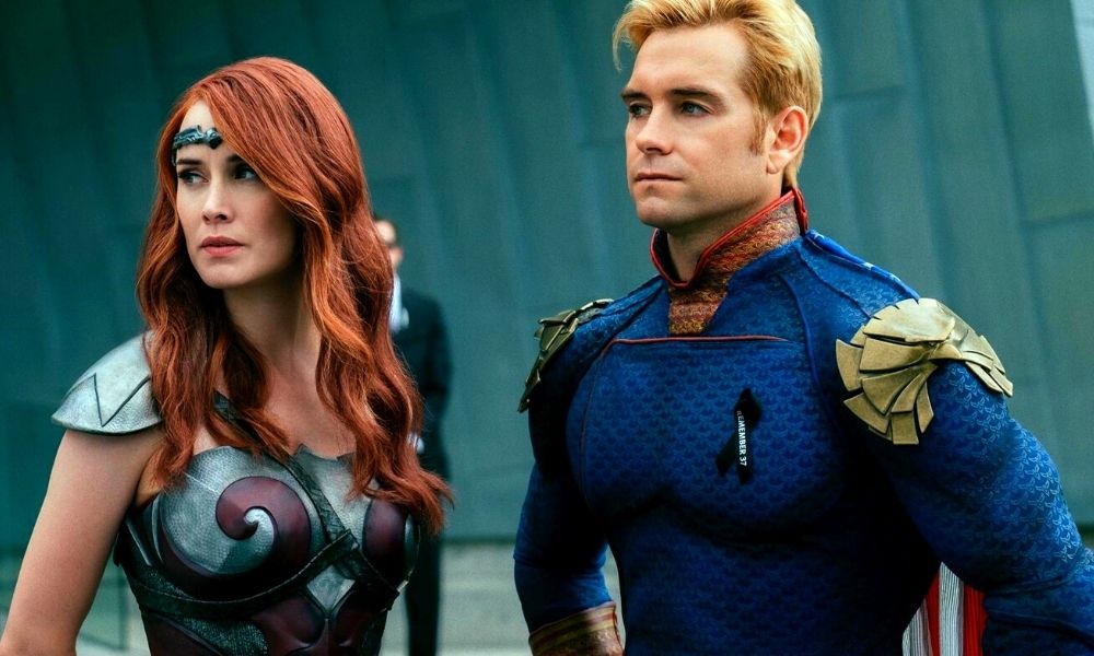 Escena de Stormfront y Homelander