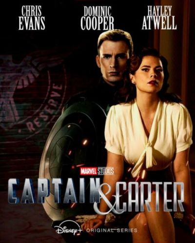 fan art de Peggy Carter y Steve Rogers