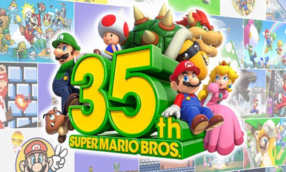 Nintendo festeja el lanzamiento de Super Mario Bros