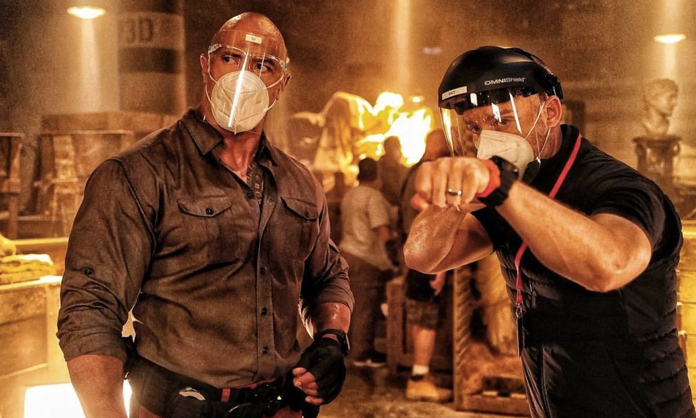 The Rock publica una nueva foto de Red Notice