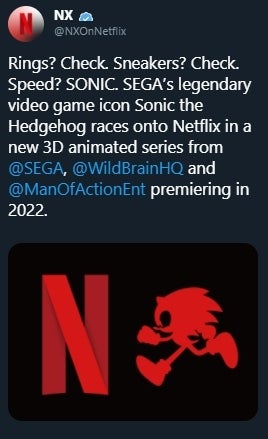 Netflix prepara una serie de Sonic
