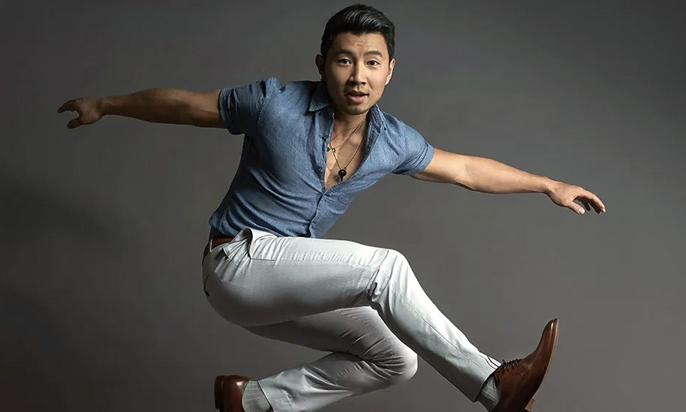 Primera vez que Simu Liu usó el traje de Shang-Chi