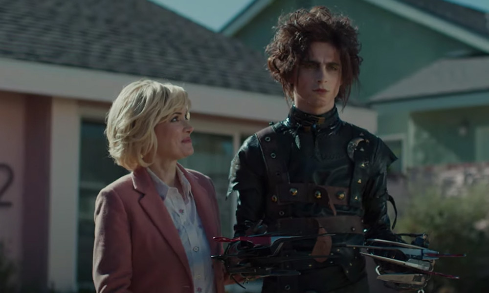 Timothée Chalamet como el hijo de Edward Scissorhands