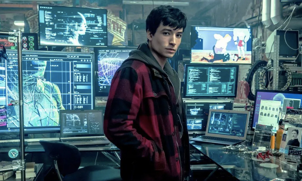 Foto detrás de cámaras al set de The Flash