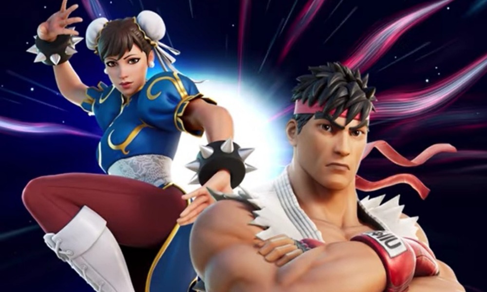trailer de Ryu y Chun-Li en 'Fortnite'