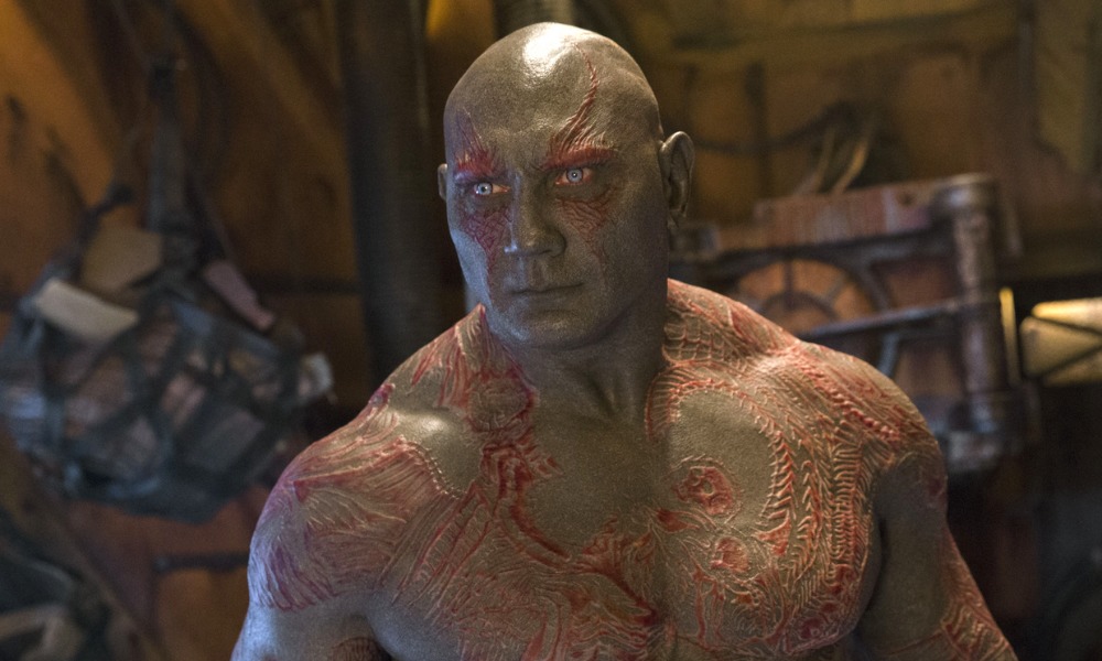 Dave Bautista presume su nuevo tatuaje