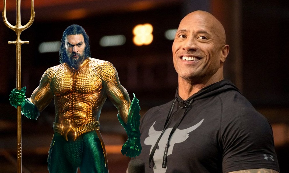 Aquaman felicitó a la hija de The Rock