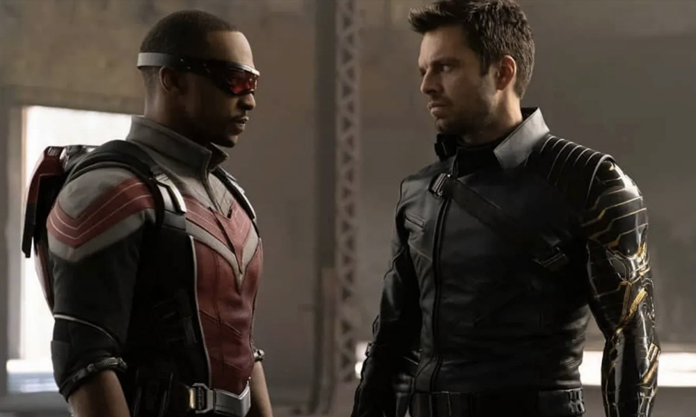 Escena de paracaidismo en The Falcon and the Winter Soldier