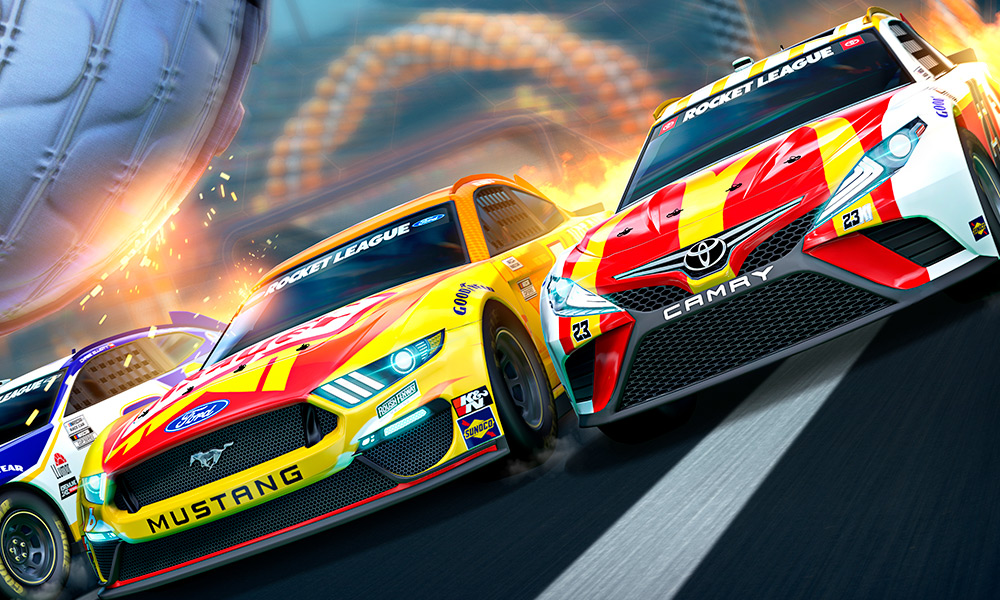 Nascar llega a Rocket League