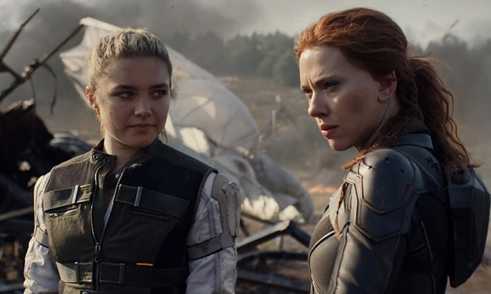 Escena de persecución de Black Widow
