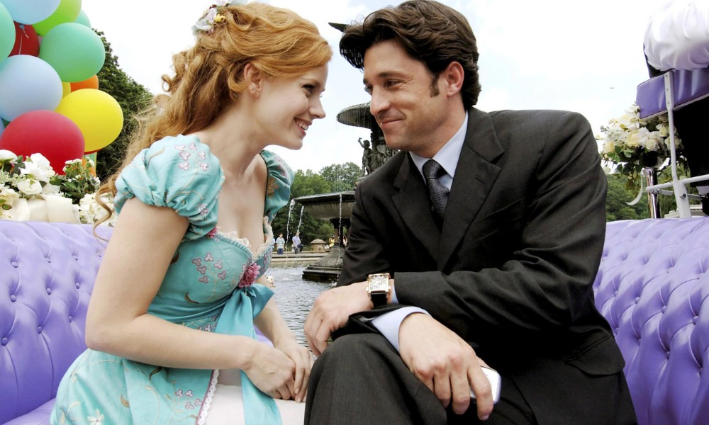 foto de detrás de cámaras de 'Disenchanted'